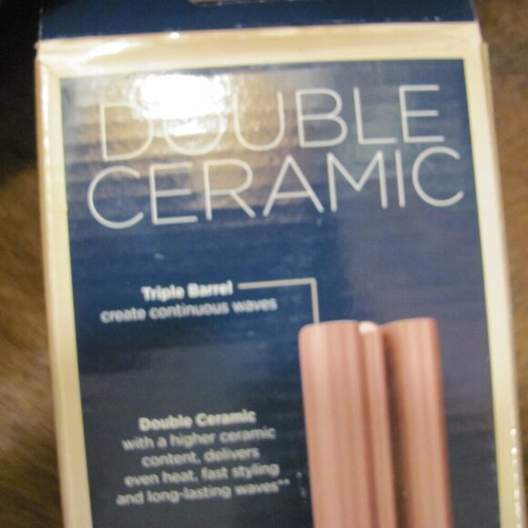 CONAIR DOUBLE CERAMIC TRIPLE BARREL WAVER NIB - Picture 11 of 15